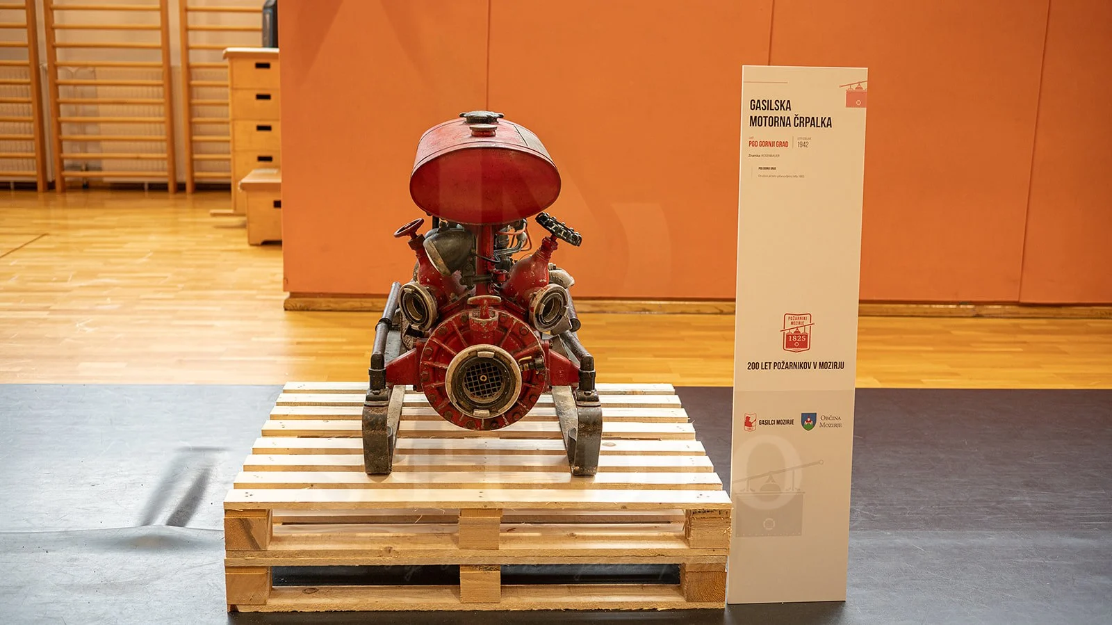 Motorna gasilska črpalka - PGD Gornji Grad, 1942