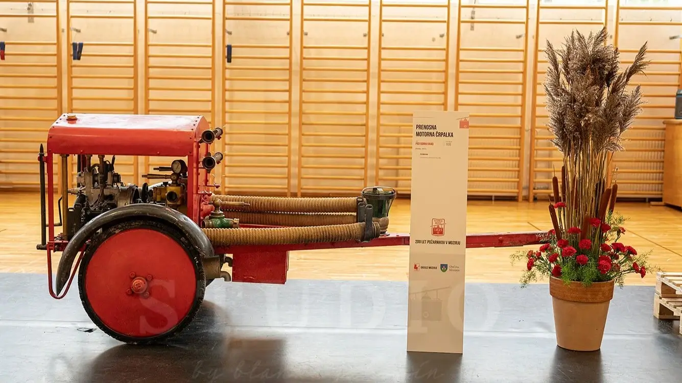 Prenosna motorna črpalka - PGD Mozirje, 1930